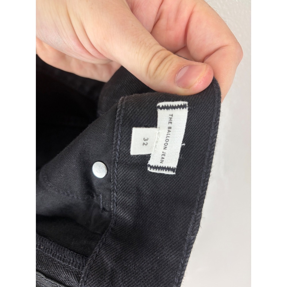 Madewell Men The Balloon Jean Black Relaxed Tapered Denim Pants NW241 Size 32 - Picture 6 of 7